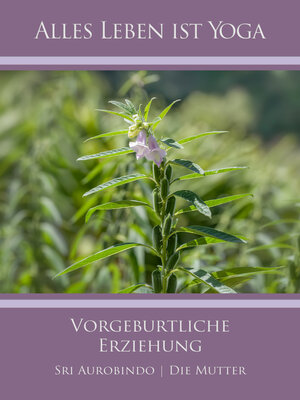 cover image of Vorgeburtliche Erziehung